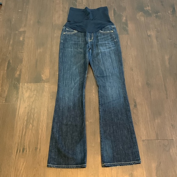 A PEA IN THE POD COLLECTION BOOTCUT JEANS  MATERNITY - Picture 2 of 13